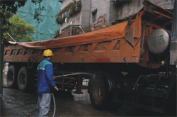 運送物料車輛機具示意